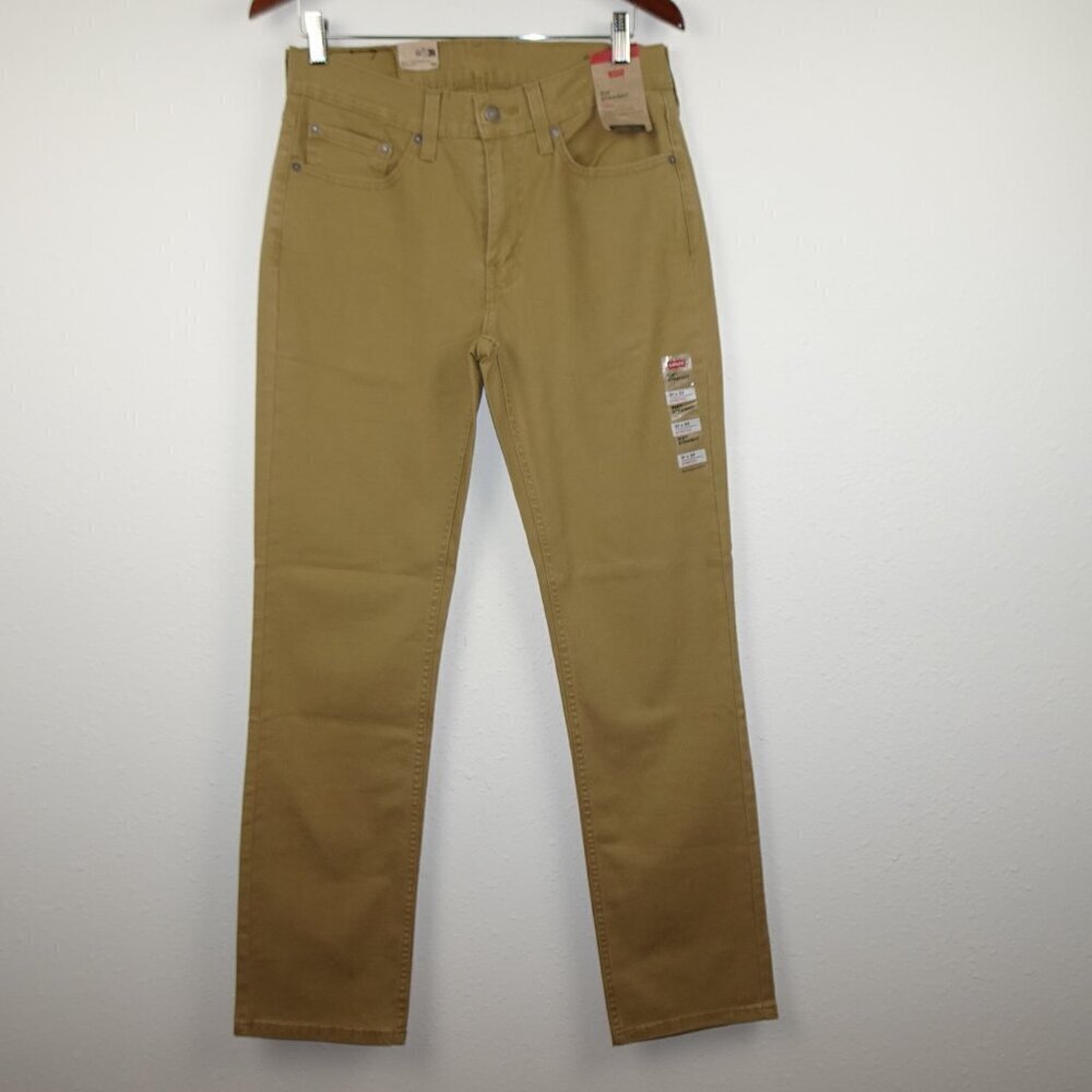 Levi's 514 Straight Leg Jeans Men's Size 31x32 Brown Stretch Twill